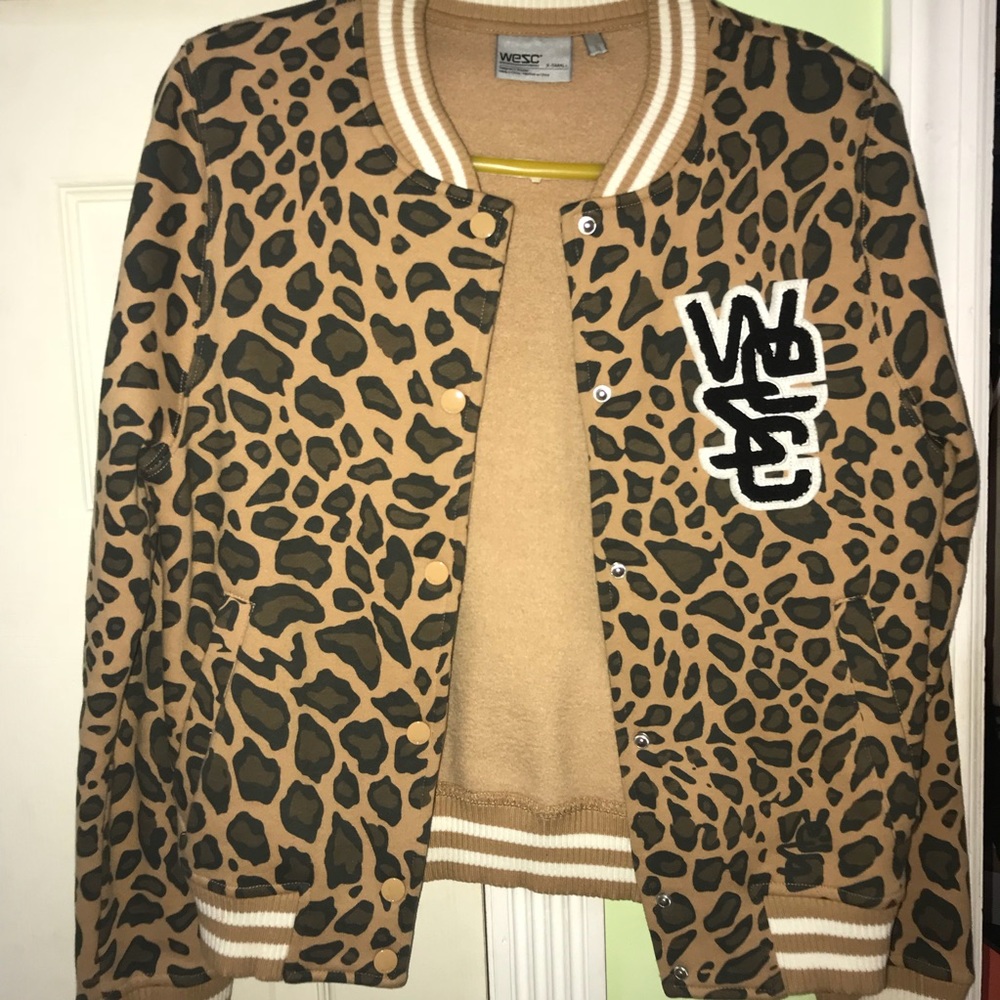 Wesc Leopard Print Sweater